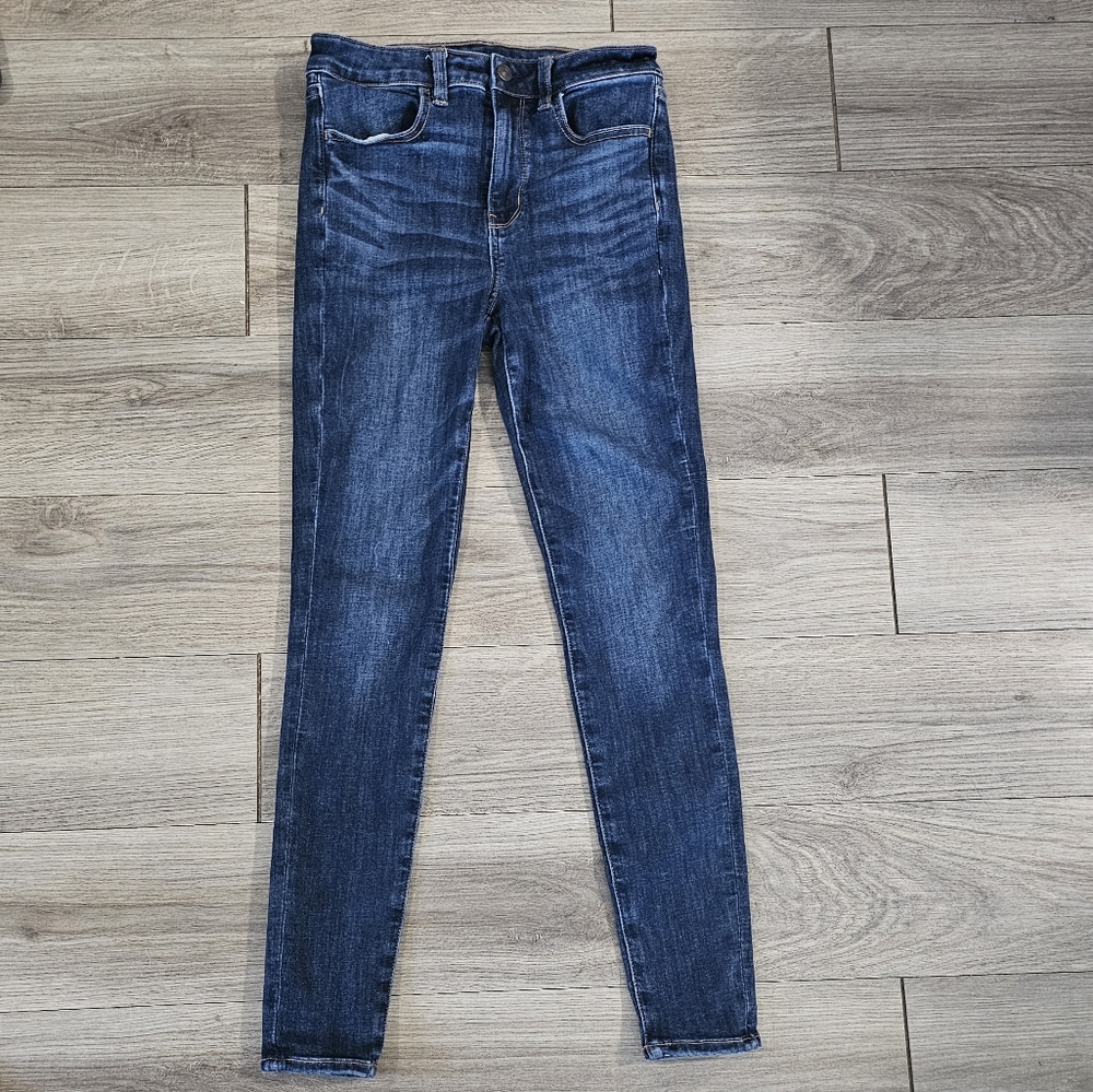 American Eagle Super Hi Rise Jeggings size 4